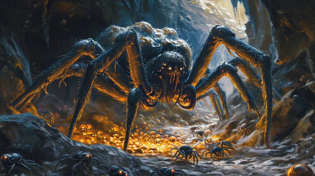 A D&D Monster: The Spider Queen, action oriented monster