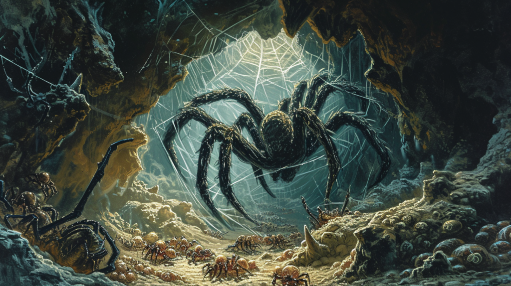 A D&D Monster: The Spider Queen, action oriented monster