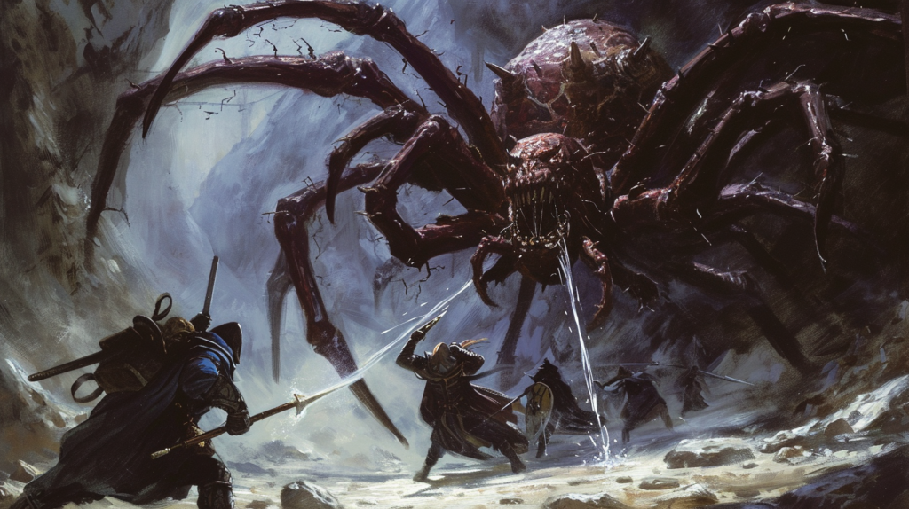 A D&D Monster: The Spider Queen, action oriented monster